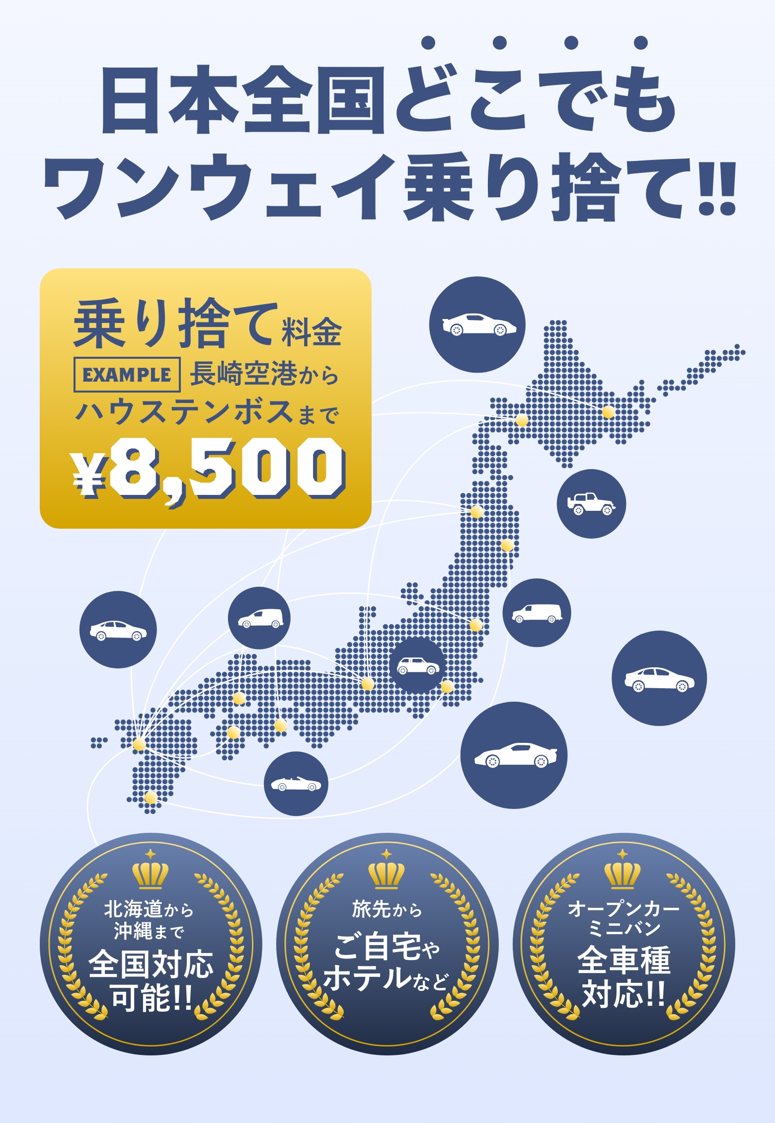ワンウェイ(乗り捨て)サービス